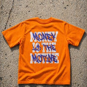 Orange t-shirt typography